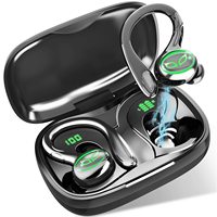 Wireless Earbud, Bluetooth 5.3 Headphones Sport, Stereo Noise Cancelling Earbud, Over Earhooks Ear Buds, 48H Playtime.