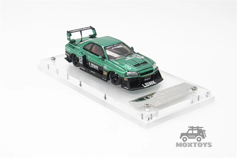 SW 1:64 ER34 LBWK Chrome Green Limited 500 Diecast Model Car