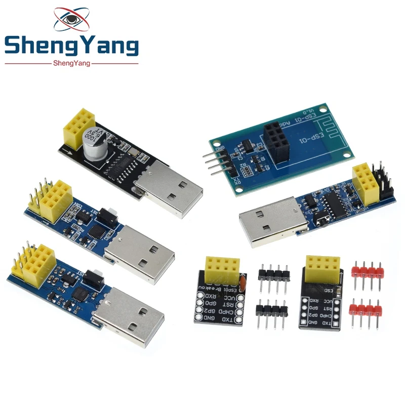 CH340G CP2104 USB To ESP8266 ESP-01 ESP-01S WIFI Module Programmer Adapter Download Debug Link Kit for Arduino LINK v1.0 CH9102F