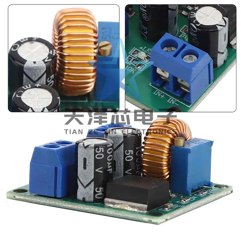 Dc Dc 3V 5V 12V to 19V 24V 30V 36V High Power Adjustable Boost Converter Regulator Module