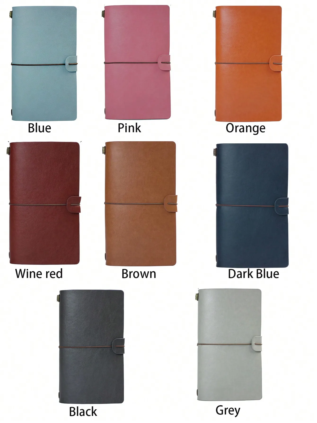 Retro Faux Leather A6 reloadable traveler magazine: Sketches, notes and store your memories-the perfect man-woman party gift