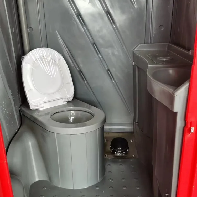 Plastic mobile toilet toilet simple outdoor toilet disassembly finished product portable