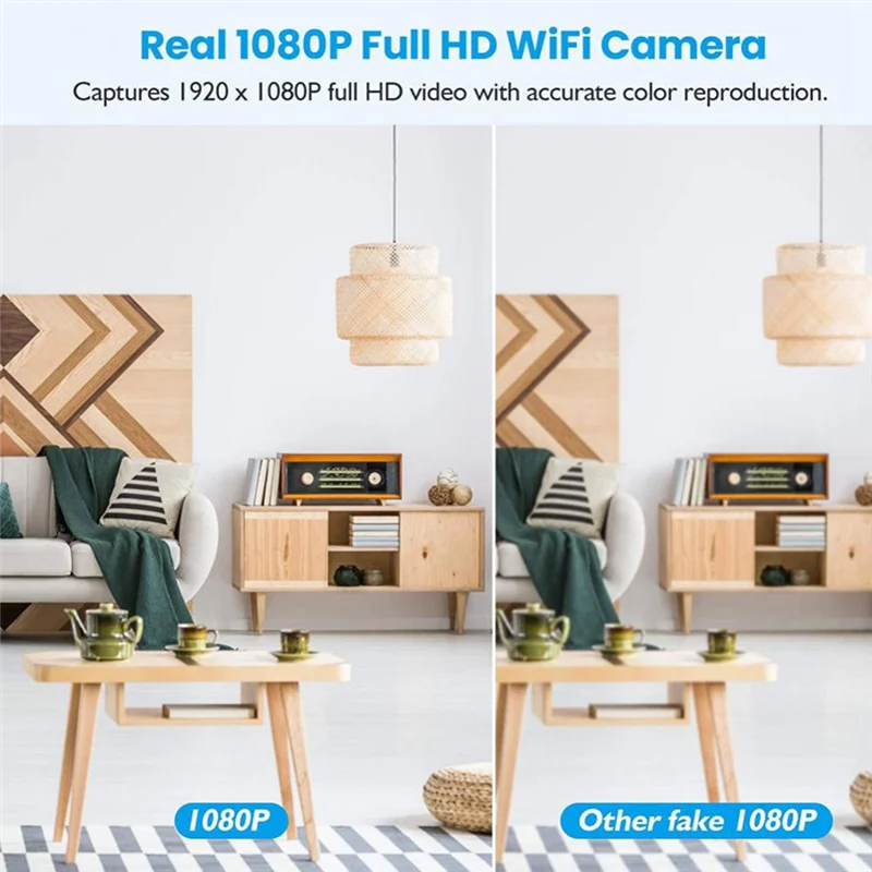 كاميرا RISE 4K Mini WiFi مربية، وضع الاستعداد الطويل، بطارية مدمجة، كاميرا مراقبة إنذار كشف الحركة (B)