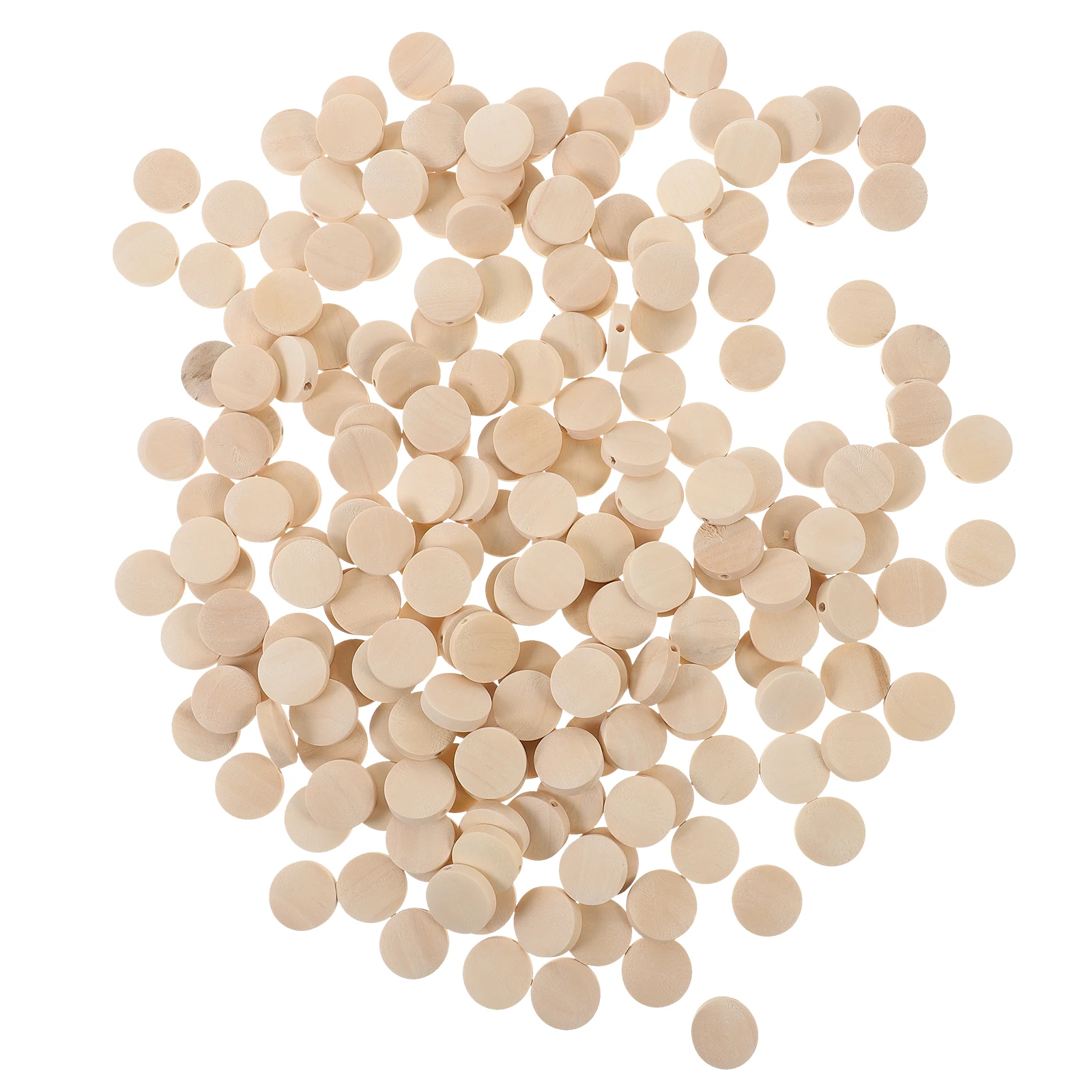

200pcs Wooden Beads Wood Spacer Jewelry Making Kits Necklace Bracelet DIY Accessories Beading Projects Craft Supplies