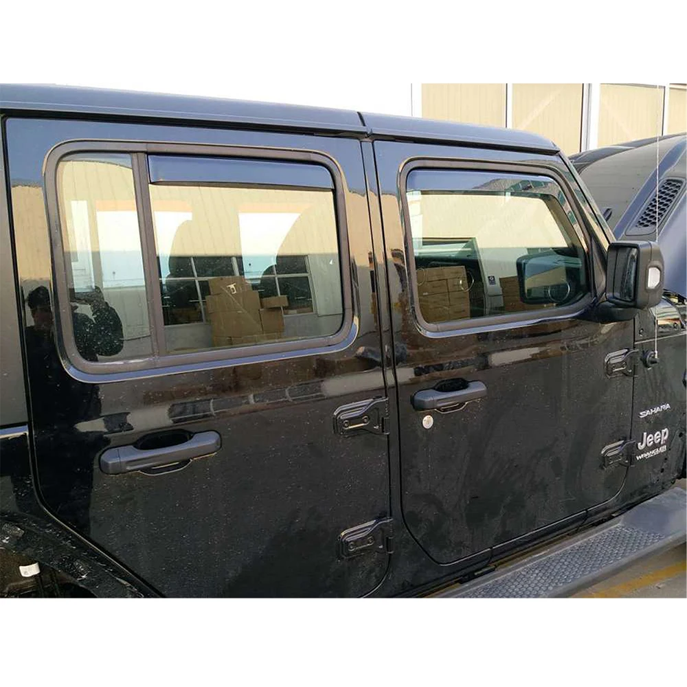 

Дефлекторы окон LANTSUN JL1047 (ветровики) для Jeep Wrangler JL 4 двери 2018-2024