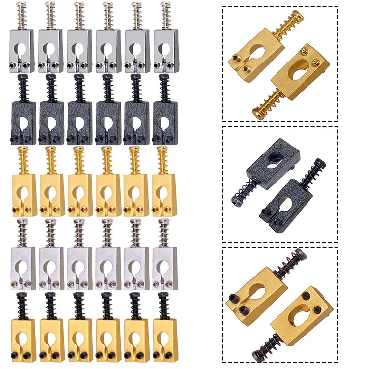 

Stage Performance Tremolo Saddles Roller Saddles Enhanced Sustain High-quality Metal Improved Tone For Electric Guitars