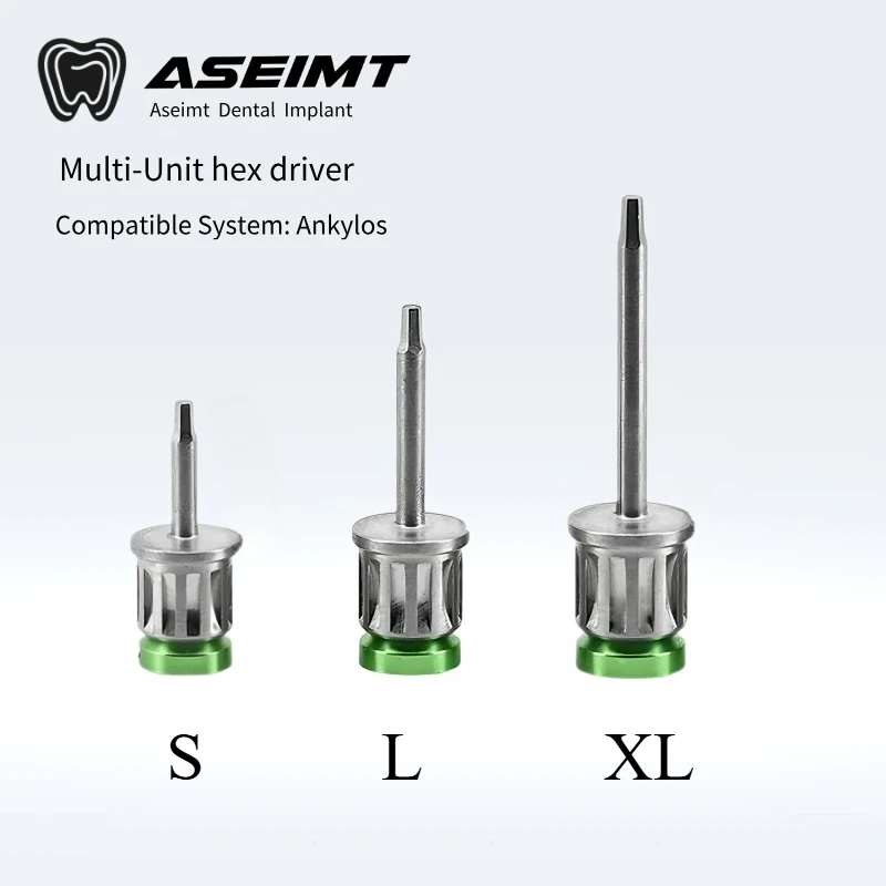 

Hand Driver Dental Implant Torque Wrench 10-70NCM Titanium Hex Screwdriver for Osstem DIO Megagen NEO Implant Abutment Surgical