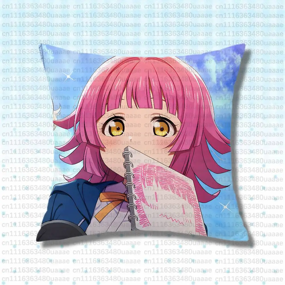 R-Rina Tennoji L-Love L-Live Decorative Room Aesthetics Pillow Case Home Decor Bedroom Sofa Bed Couch Pillow Cover