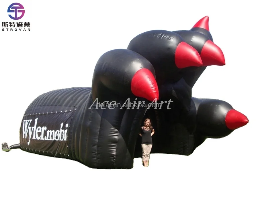 

STLF Inflatable Eagle Football Entrance Advertising Tent Oxford Material with Air Blower for Sports Game Party or Event