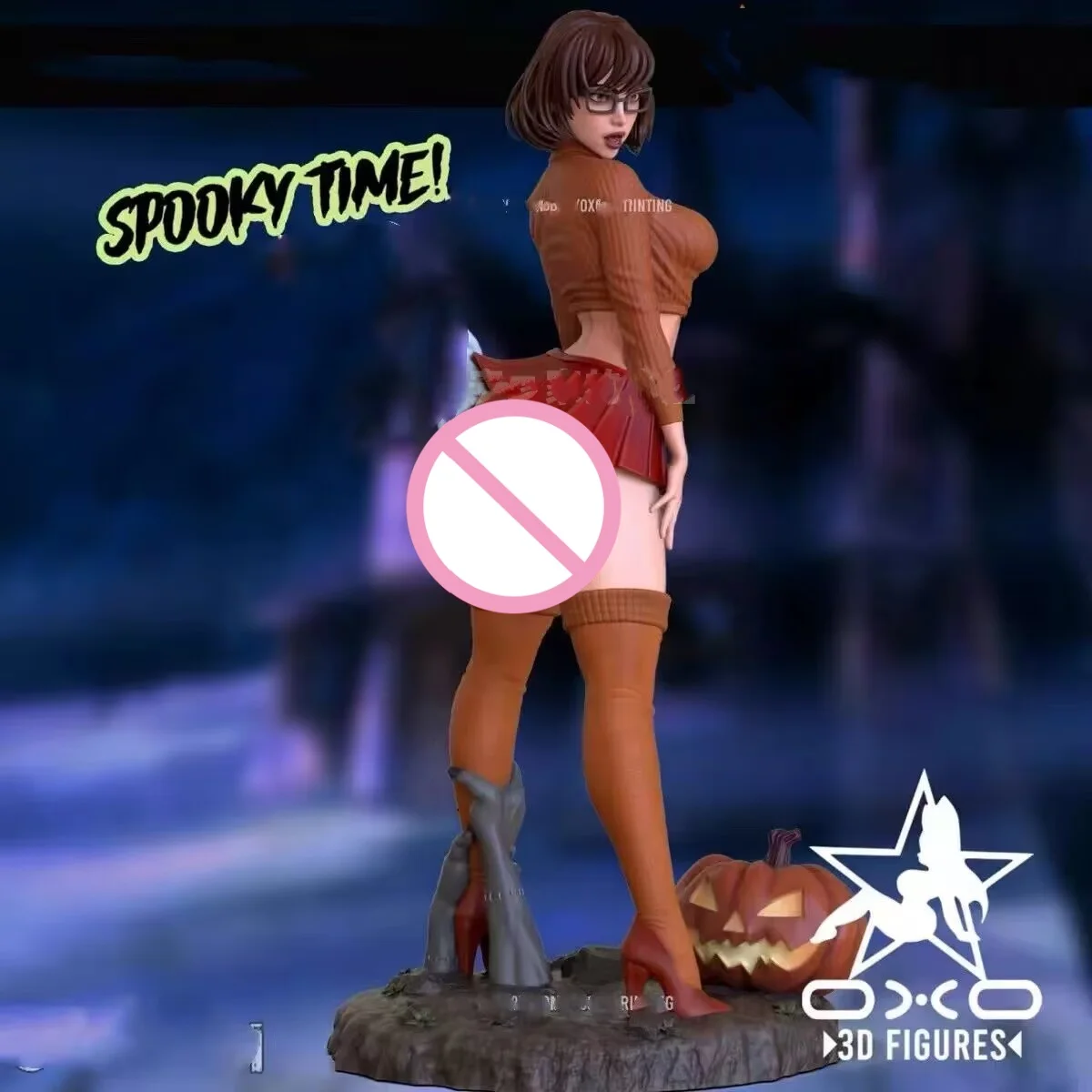 Figura de resina a escala 1/10, pierna de Velma capturada, Kit de modelo de ensamblaje, estatua 3D sin pintar, juguete DIY 1228