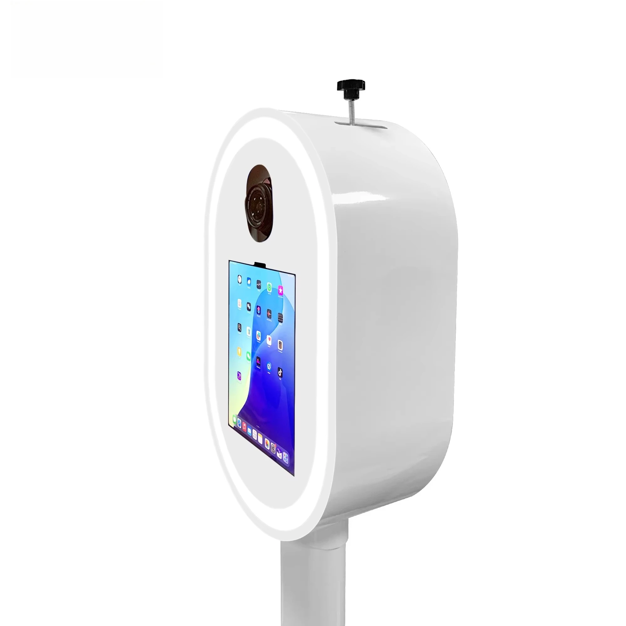 10.2 11 Professional Rover Mirror Photo Booth Selfie Portable Photo Booth Housing Stand Booth 12.9 Flight Case with Ring Light