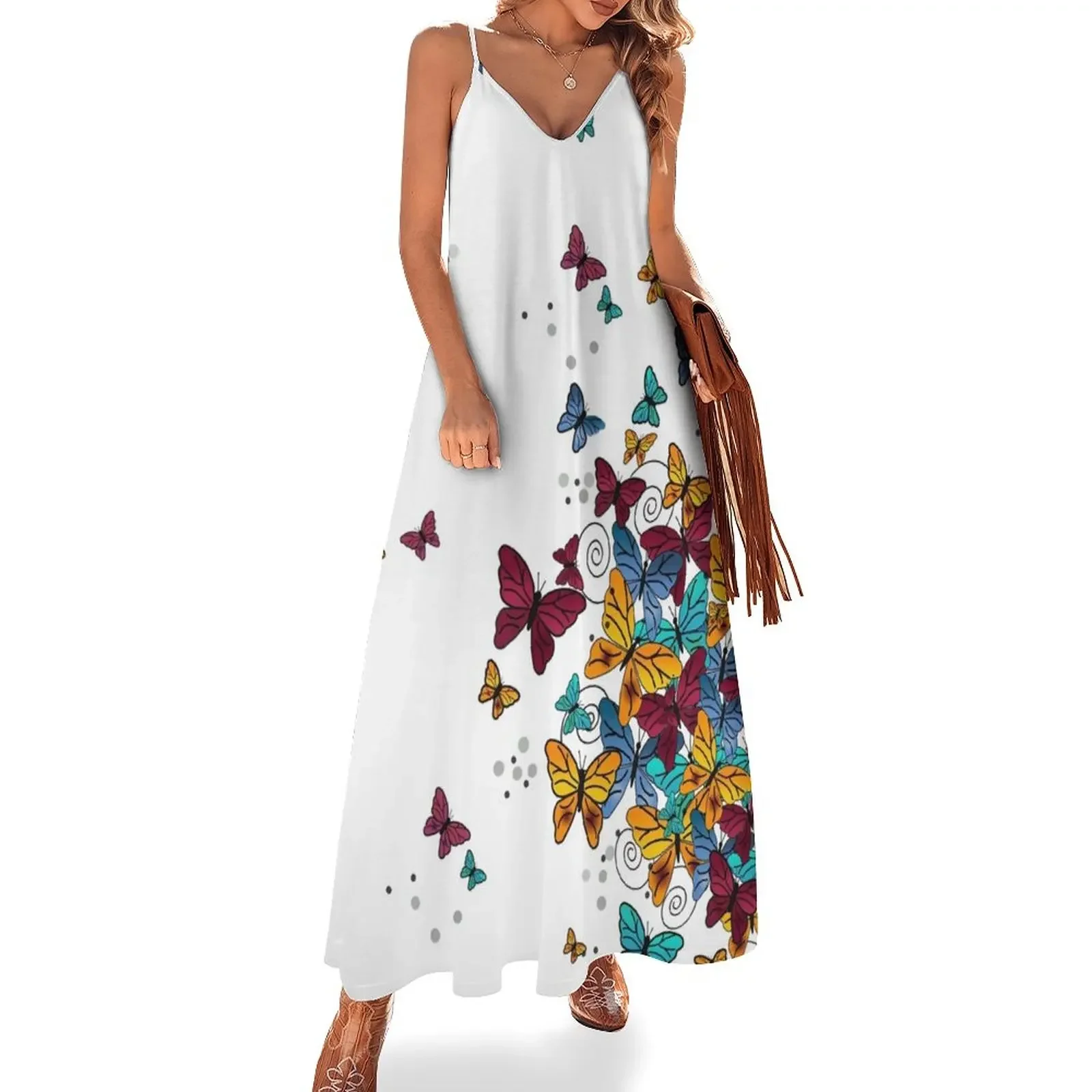 

Fly away Sleeveless Dress Dress for girls women's elegant loose dresses