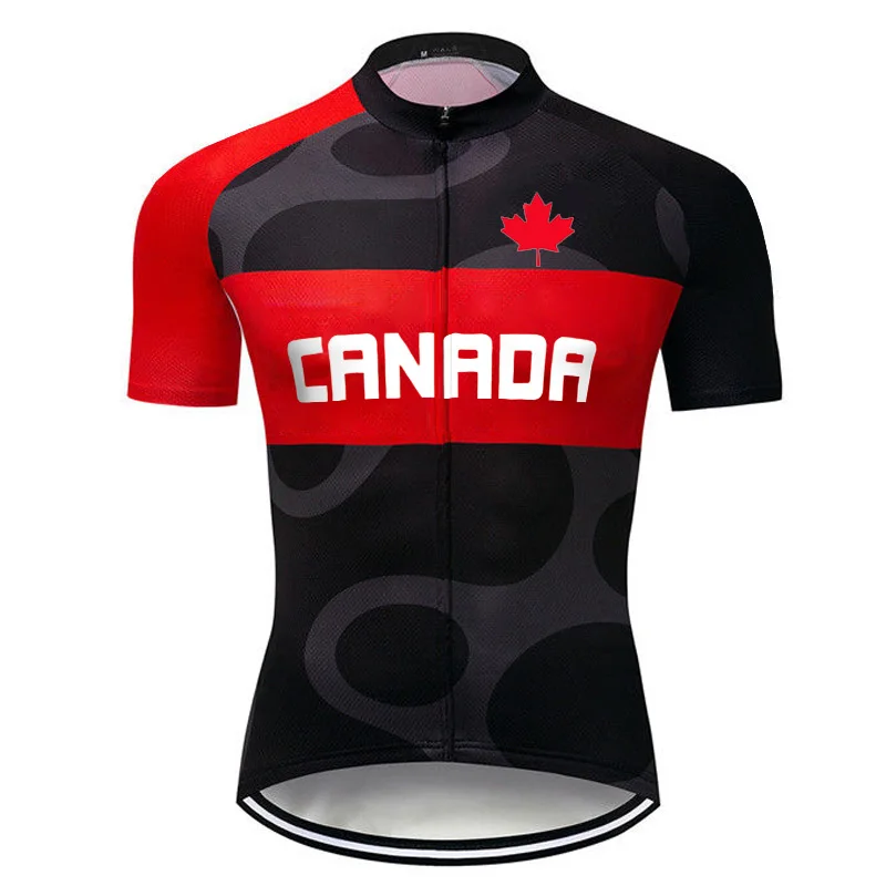 

Cycling Jersey Bike Canada Bicycle Clothes Short Top MTB T-Shirt Road Sport Jacket Wear Top Canadian Motocross Riding Race Dirt