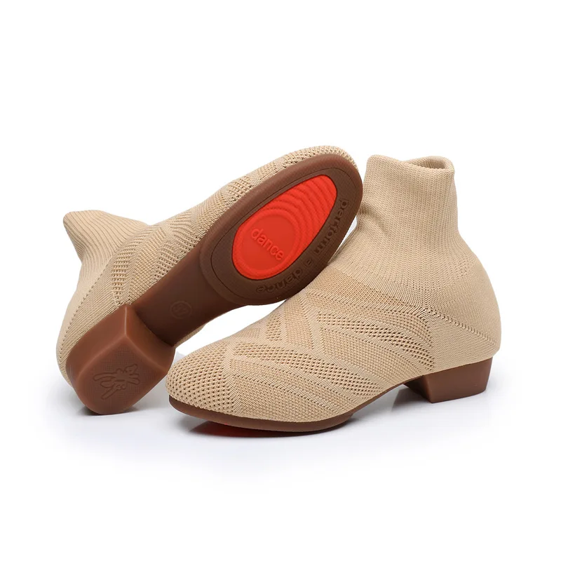 ผู้หญิงรองเท้าแตะรองเท้าเต้นรําบัลเล่ต์บอลรูม Tango แจ๊สเต้นรํารองเท้าสุภาพสตรีรองเท้าผ้าใบ Salsa ฝึกการฝึกอบรมรองเท้า