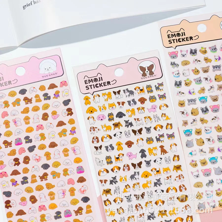 back to school Aesthetic Kawaii stationery school vintage stickers pack cat animals  cute stickers for scrapbooking  supplies