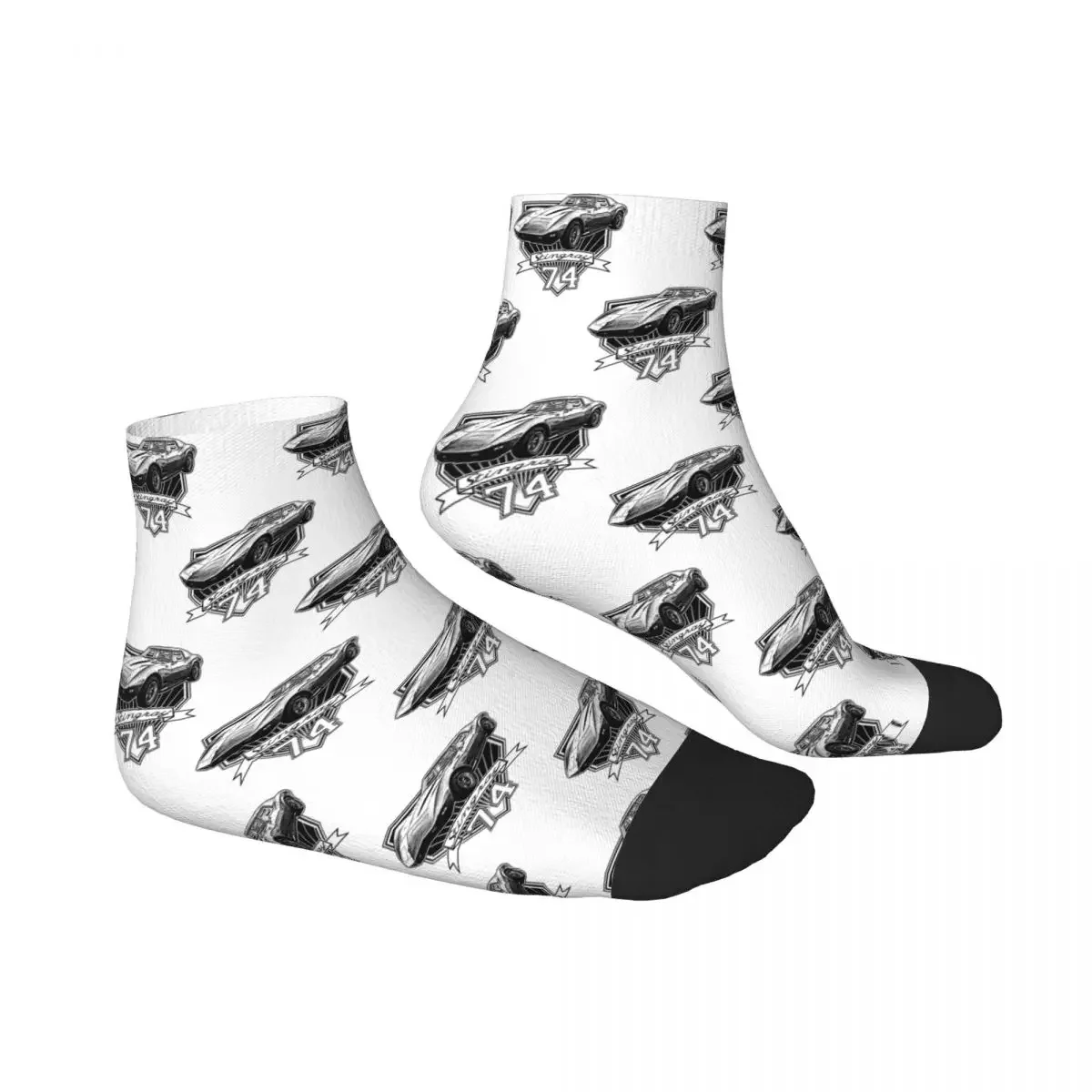 1974 Corvette Stingray Socks Harajuku Sweat Absorbing Stockings All Season Socks Accessories for Unisex Birthday Present