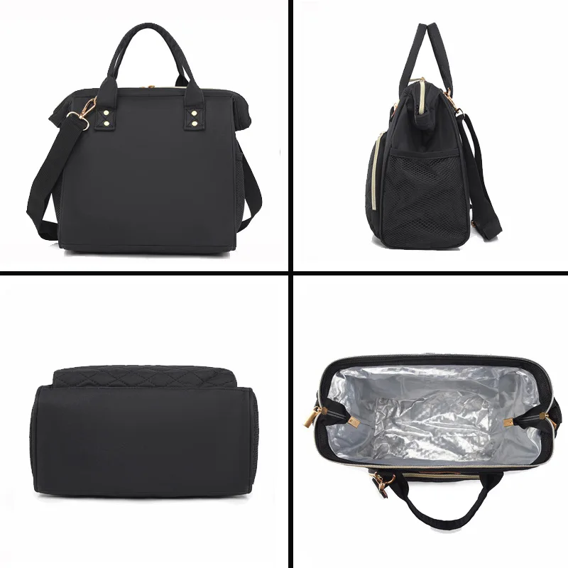 سعة كبيرة رسول حقائب السفر نمط جديد حقيبة حفاضات مقاومة للماء متعددة الوظائف الأمومة الأم عربة طفل أكياس الحفاض #3