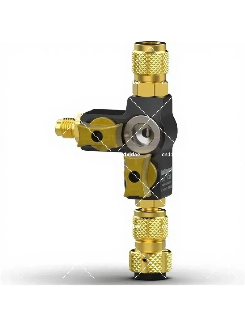HVAC Tools VC2G 1/4 Inch Valve Core Removal Tool Dual Valve with Sight Glass Vacuum Rated 20 Microns
