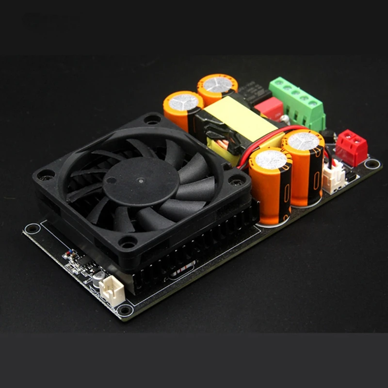 Imagem -02 - Digital Power Amplifier Board com Speaker Proteger Relé Classe d Subwoofer Stage Hifi Irs2092 1000w Mono Canal