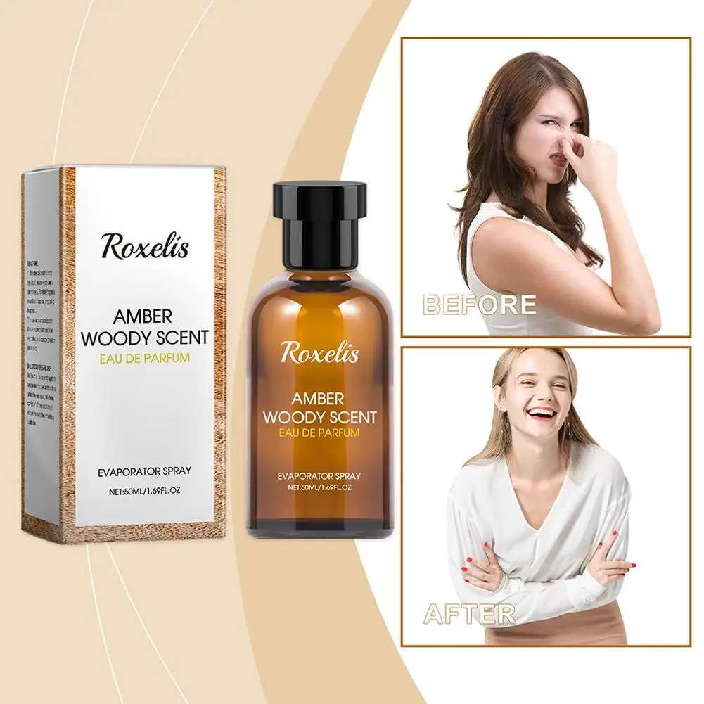 Roxelis Woody парфюмерный спрей длительный аромат освежающий цветочный аромат улучшает привлекает рождественские подарки женское парфюмерное масло 50 мл