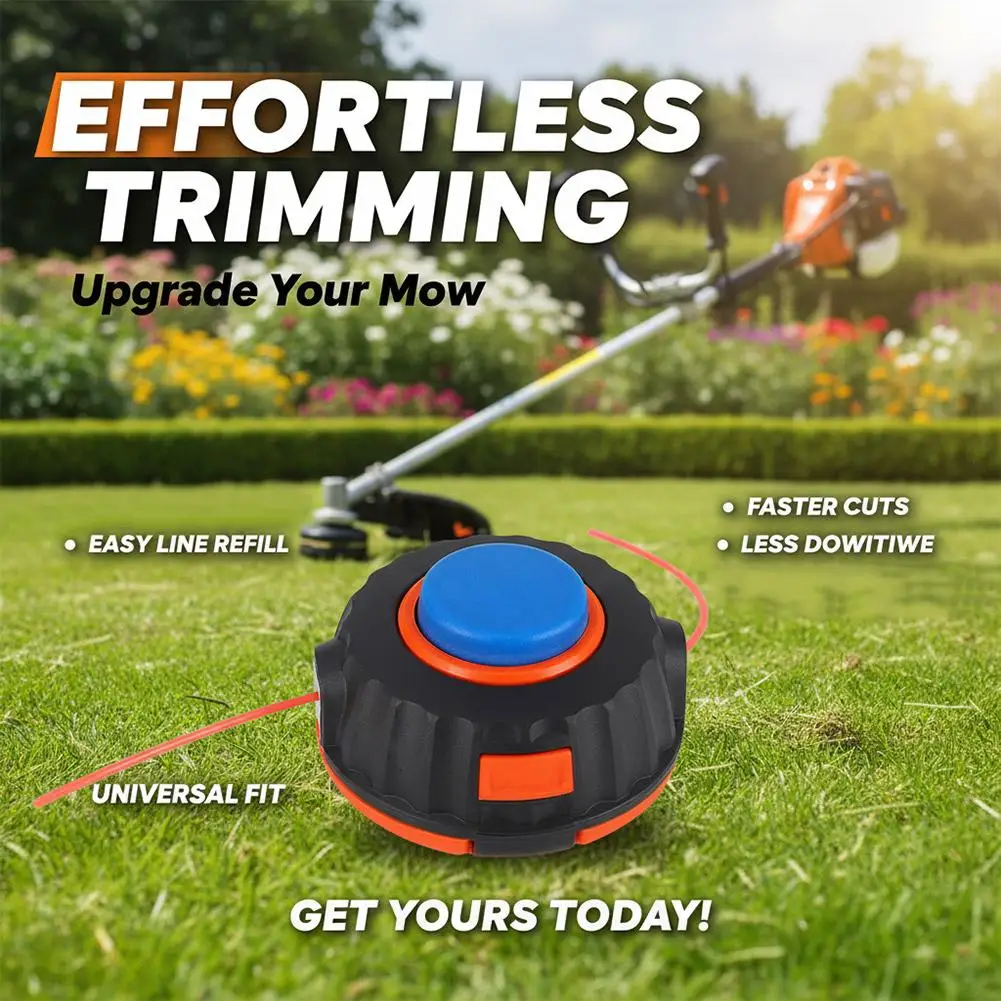 Automatic Grass Trimmer Head For Garden Machinery Brush Cutter, Universal Fit String Trimmer Replacement Bump Head