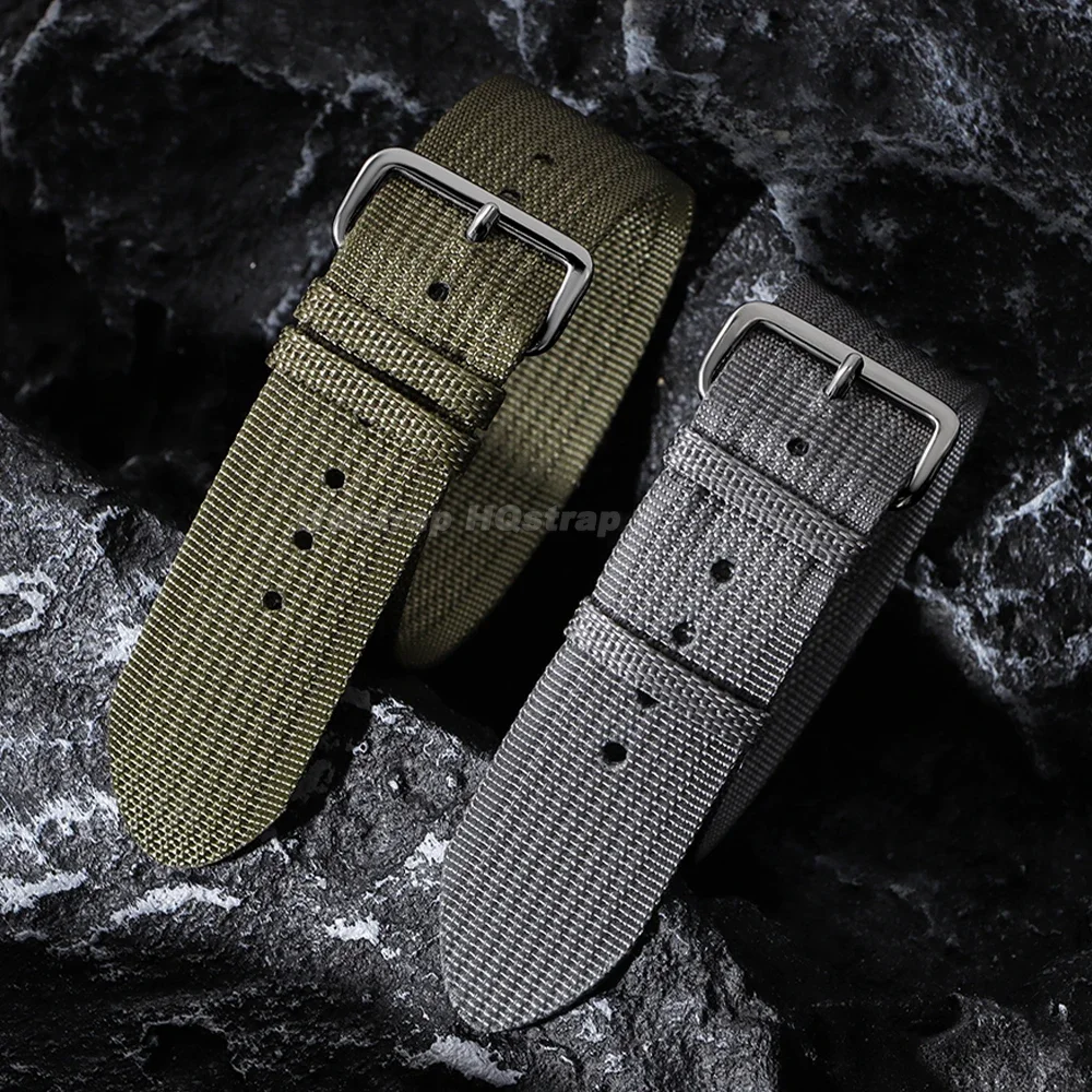 20mm 22mm Nylon Bracelet Men Women Universal Replacement Wristband for Seiko Military Sport Fabric Strap Comfortable Watchband