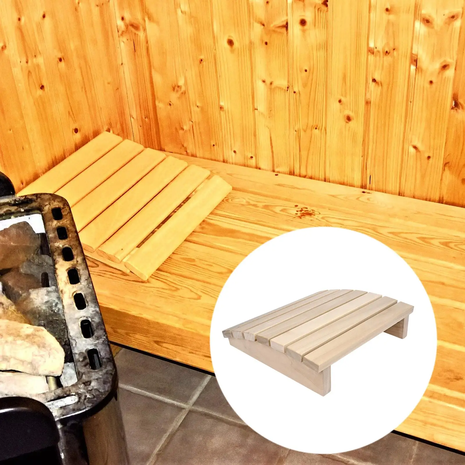 Poggiatesta per Sauna supporto per la schiena antiscivolo ergonomico schienale per Sauna per uso domestico accessori per Sauna per bagno turco