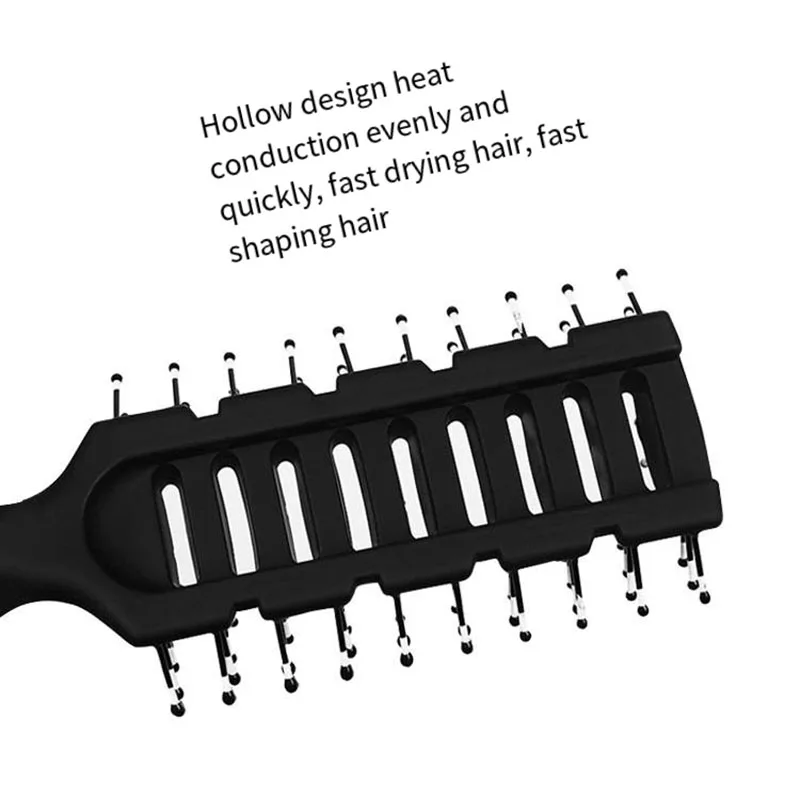 Spare Ribs Comb Professional Fluffy Styling Comb Home Curls Comb Nine Rows Hair Hair Brush Skin Massage Comb Barber Comb