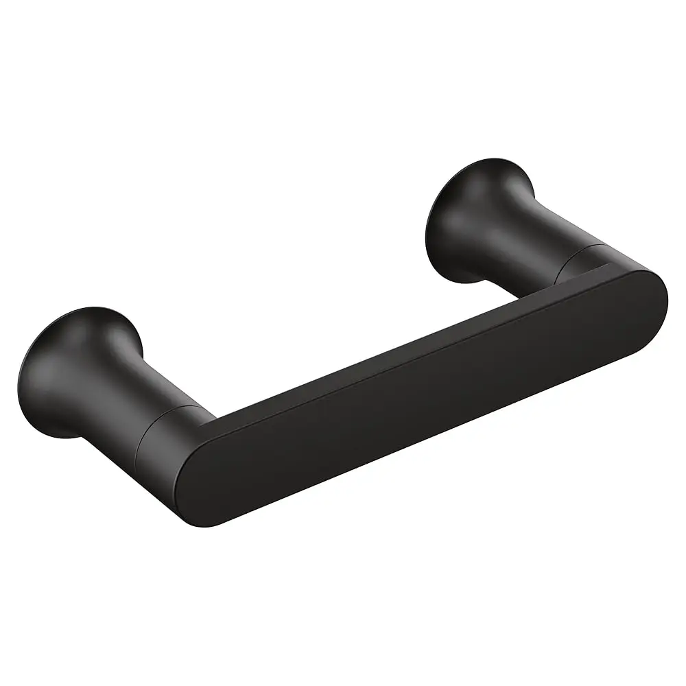 

Modern Wall Mount Pivoting Toilet Paper Holder for Bathroom, Matte Black