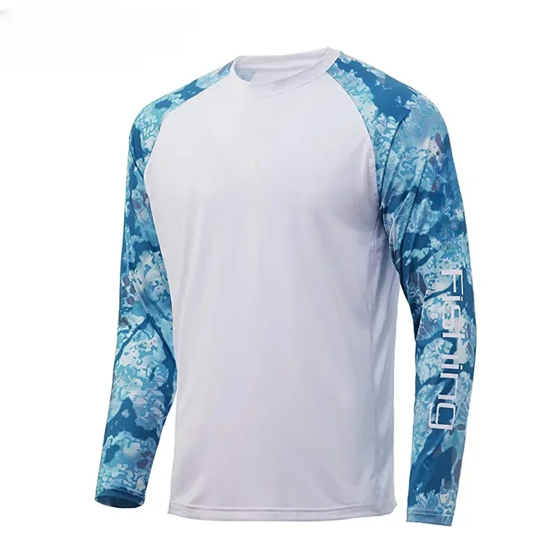 Fishing Shirts Men Long Sleeve Crewneck Sweatshirt Outdoor Uv Protection Breathable Fishing Clothing Camisa Pesca image 5