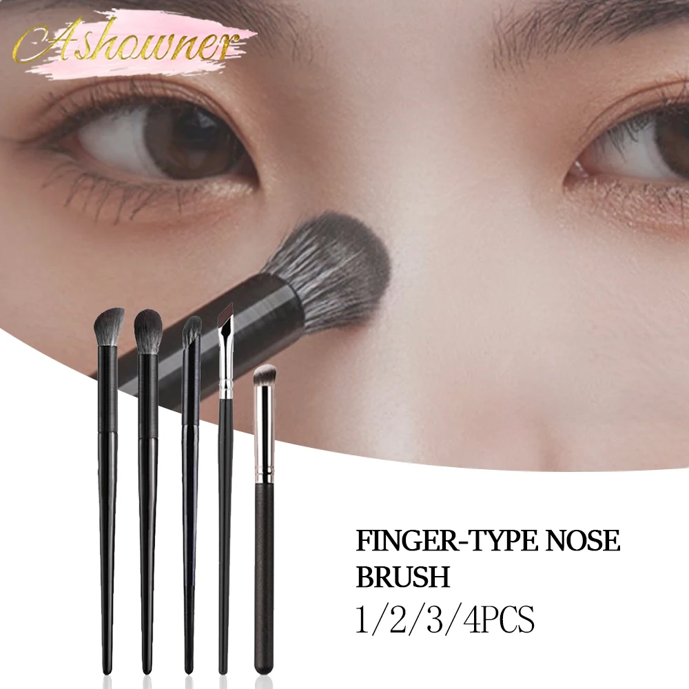 Nose Shadow Brush Angled Contour Makeup Brushes Face Nose Silhouette Eyeshadow Cosmetic Blending Concealer Brush Makeup Tools