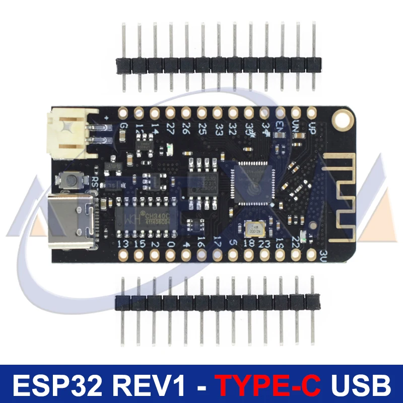 Micro/TYPE-C USB ESP32 Lite V1.0.0 Wifi Bluetooth Development Board Antenna ESP32 ESP-32 REV1 CH340G MicroPython 4MB YANXD