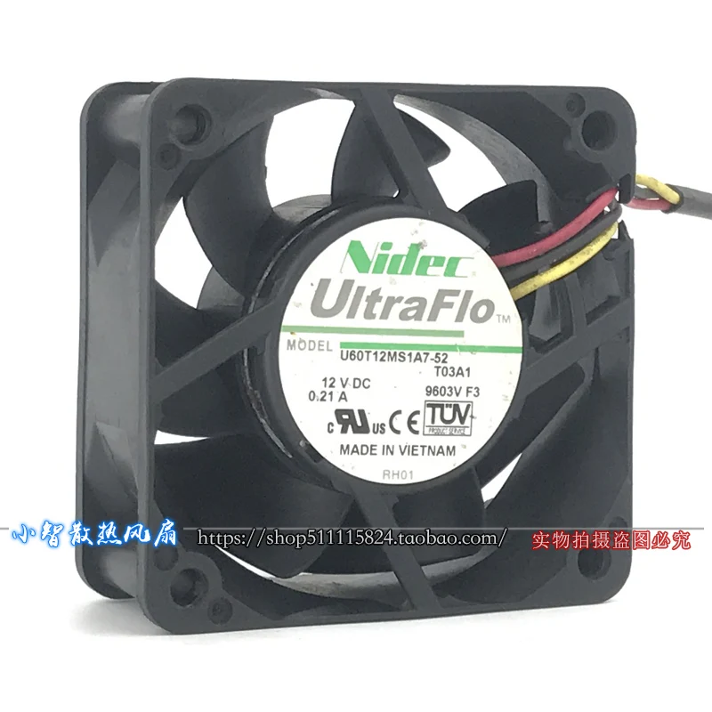 

ОРИГИНАЛЬНЫЙ U60T12MS1A7-52 12 В 0,21 А 6025 60*60*25 мм НОВЫЙ ОХЛАЖДАЮЩИЙ ВЕНТИЛЯТОР РАДИАТОР