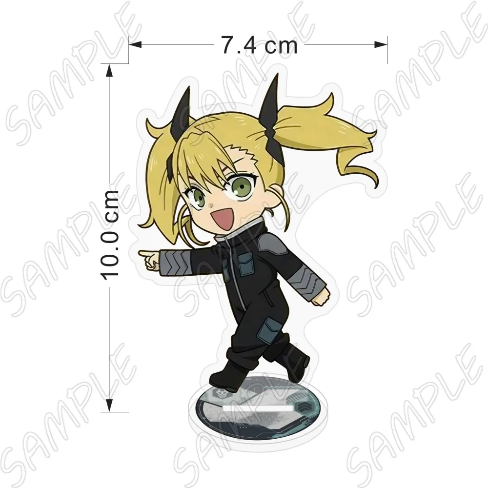 Kaiju No. 8 Anime Acrylic Standee 10cm Chibi Figure Model Plate Desktop Ornament Cute Room Decoration Game Fans Keychain