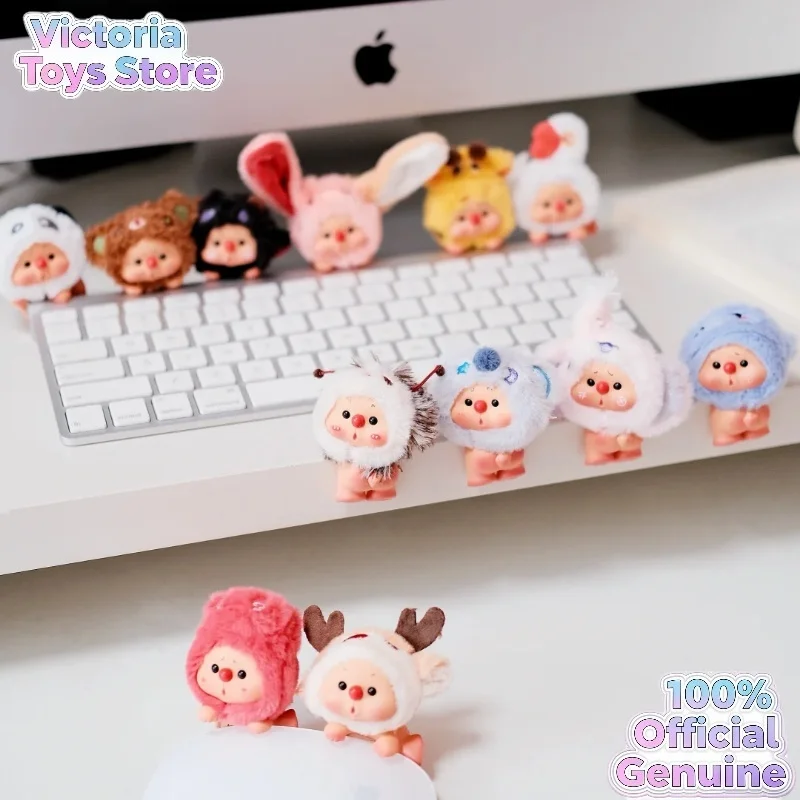 

Подлинная серия Bear Cub Animal Cuddle, мини-слепая коробка, куклы, игрушки, модные коллекции игрушек, орнамент, каваи, гранулы, загадочная коробка, подарки