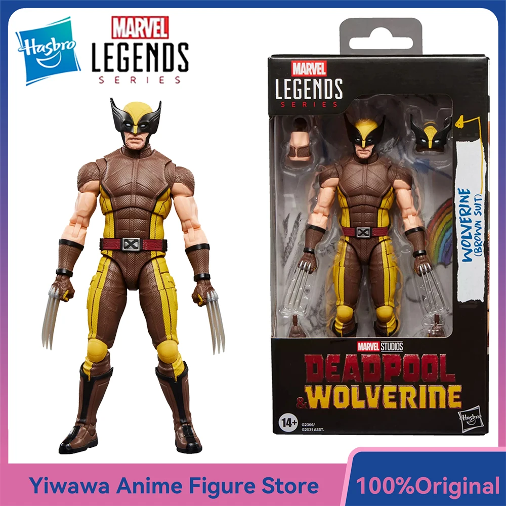 

[In-Stock] Original Hasbro Marvel Legends Series Wolverine (Brown Suit) 15cm Collectible X-Men Action Figure Model Gift Toys