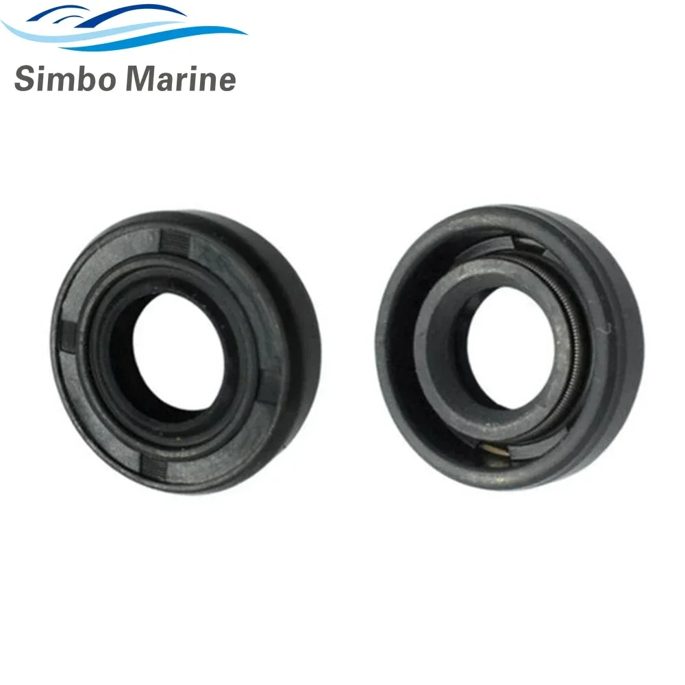 2pcs Oil Seal 93106-09014 26-82257M Compatible with Yamaha Outboard Motor Sierra 18-0267 GLM 85223 image 6