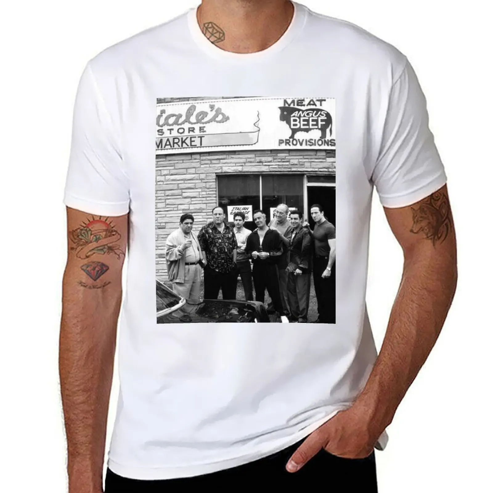 

white Sopranos man for high man shirt t quality T-Shirt shirt luxury The man shirts cotton Family t pack t