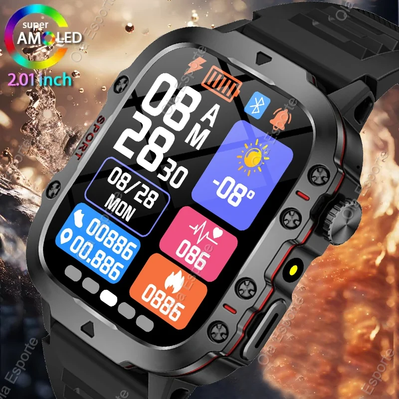 Original Men Smart Watch Bluetooth Call Health Monitor Fitness IP67 Waterproof Sports Smartwatch for Women Xiaomi Android 2024