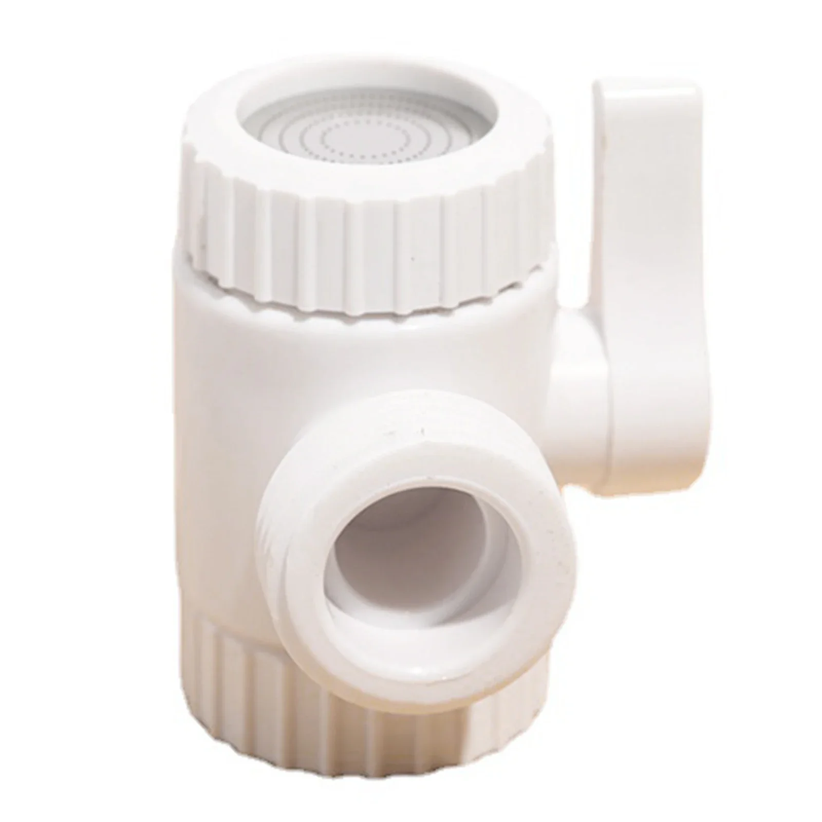 Shower Accessories Pipe Adapter 1PC Faucet Adapter Kitchen Sink One Split Two Joint Strength Switch Valve White