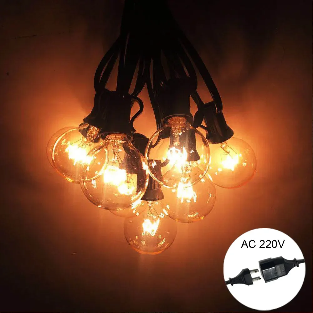 Guirlande lumineuse G40 de 8 m - Outdoor Lighting Wedding Decor avis et prix