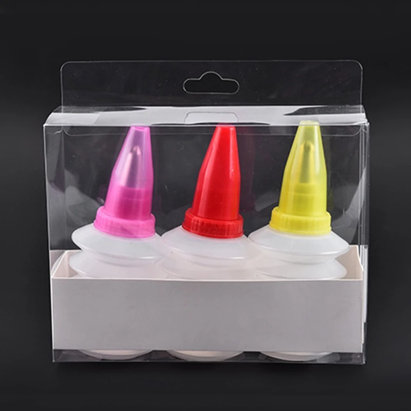 Food Coloring Cake Decorating Squeeze Bottles with Nozzle Food Grade Plastic Drop shipping