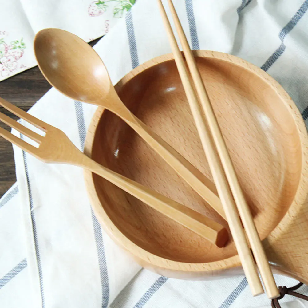 

Salad Spoon Salad Fork Wood Fork Salad Servers Smooth Spoon