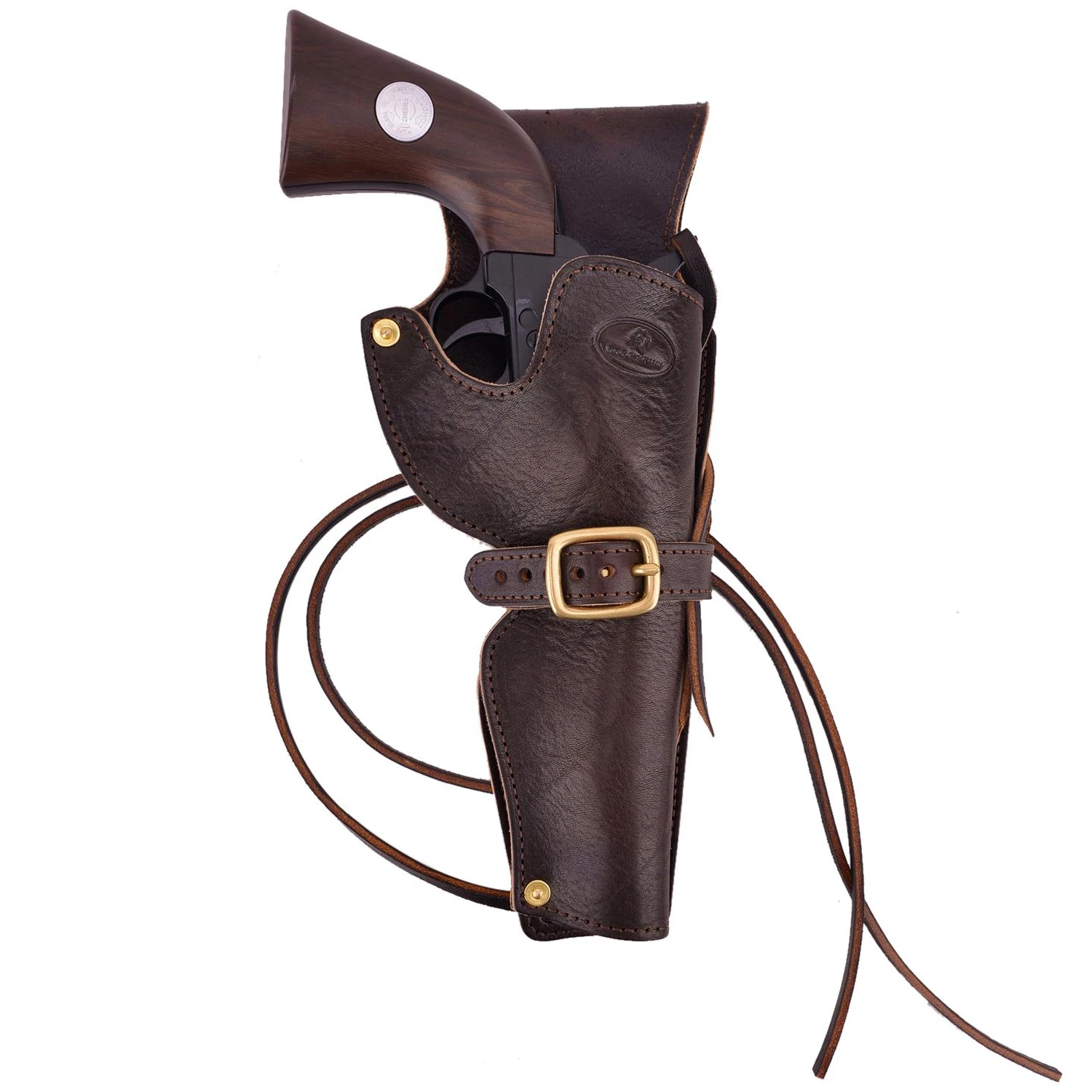 Leather Revolver Holster Leather Western Gun Holster Gun Protector Accessories For Righty Hunter Or Lefty Hunter