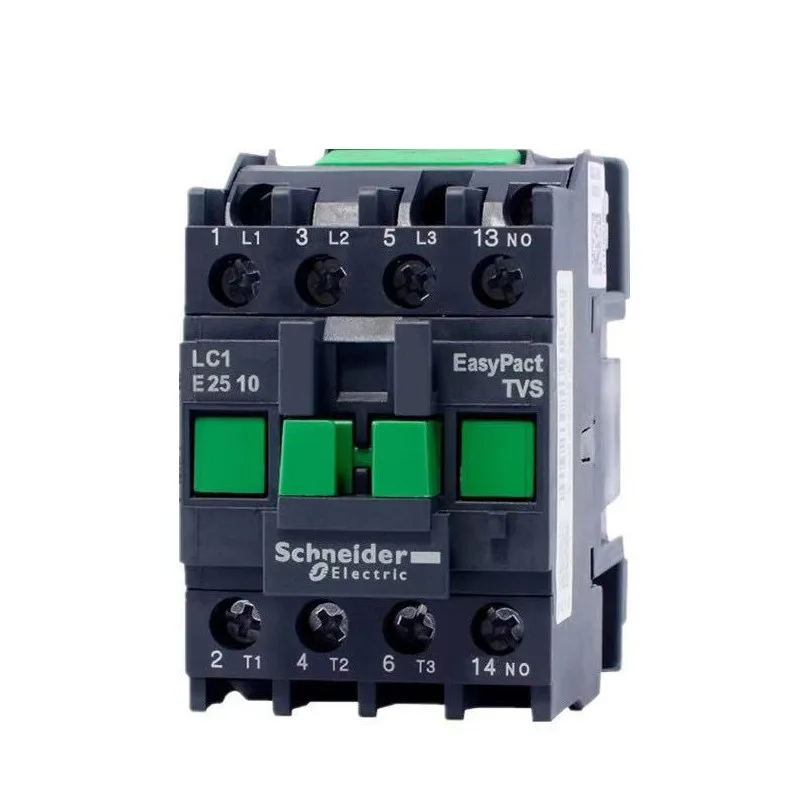 Schneider AC Contactor LC1E-0910/1210/1810/2510/3210/3810/0901/1201/1801/2501/3201/3801 24V/48V/110V/220V/380V 4-pole contactor