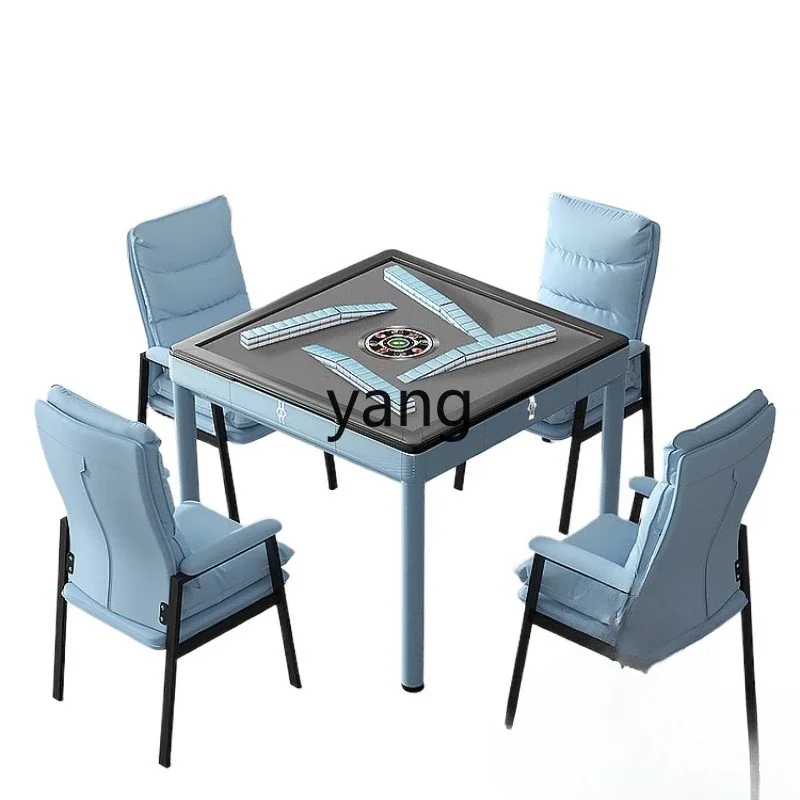 

Lmm mahjong machine Fully automatic home roller coaster dining table Dual-purpose mahjong table all-in-one machine