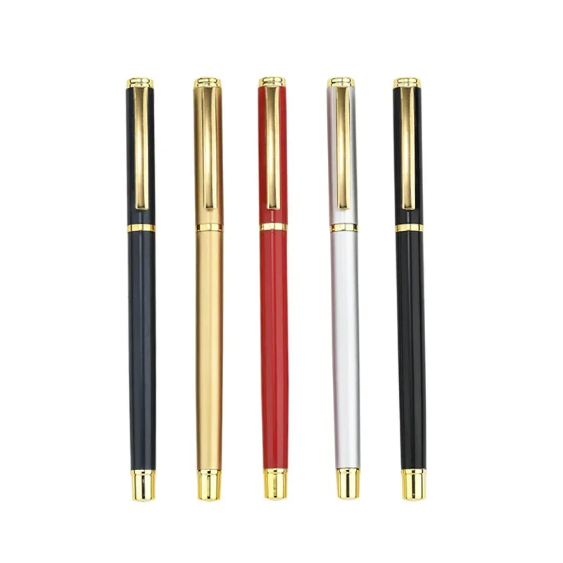 1 Piece Luxury Metal Business Premuim Office Gel Pen Signature Super Writable Supplies High Quality Stationery