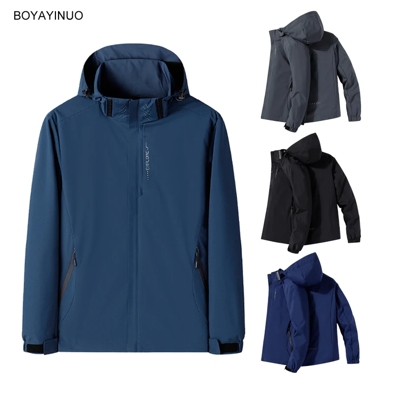 Chaqueta Unisex de una sola capa impermeable a prueba de viento al aire libre primavera otoño escalada senderismo montaña pareja chaqueta abrigo de mujer para hombre