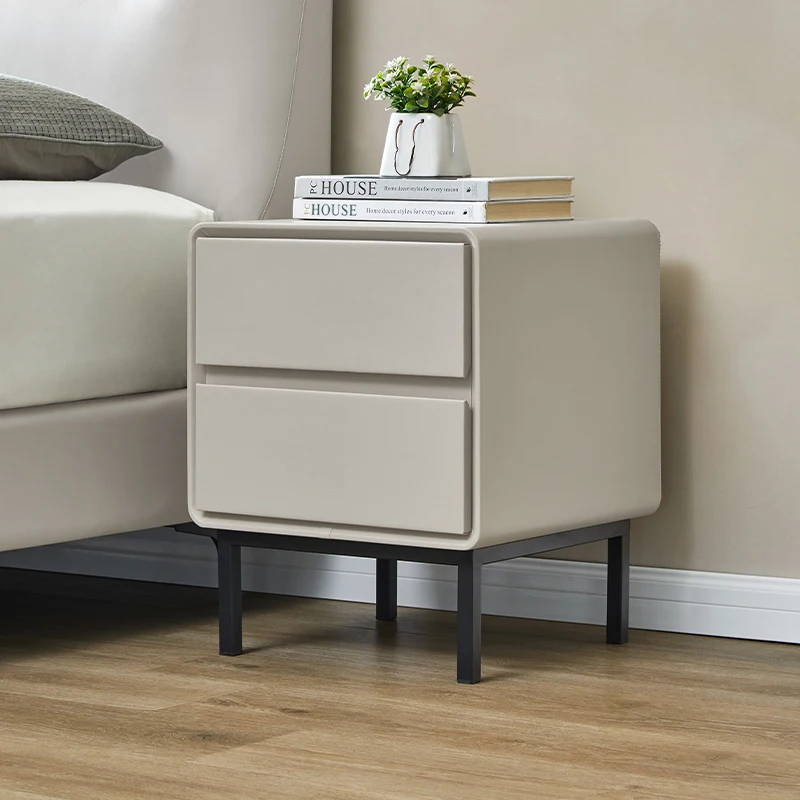 

Organizer Cabinets Bedside Table Bedroom Mobile Drawers Luxury Storage Nightstand Wood Trendy Mesitas De Noche Home Furniture