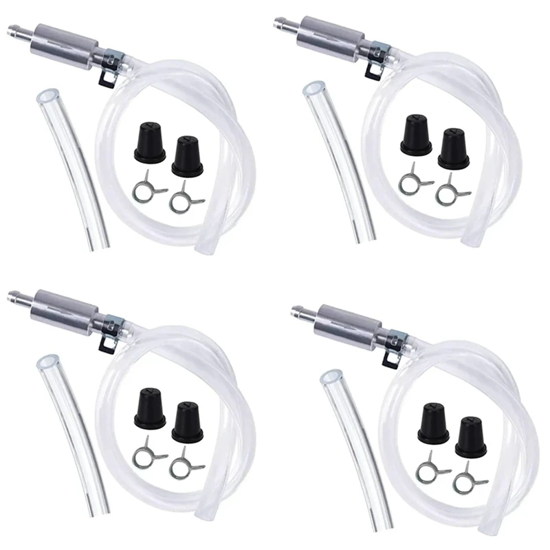 Super Sale Brake Bleeder Hose, Motorcycle Brake Bleeder Kit with One Way Check Valve Tube for Car Motorcycle Clutch 4 PCS